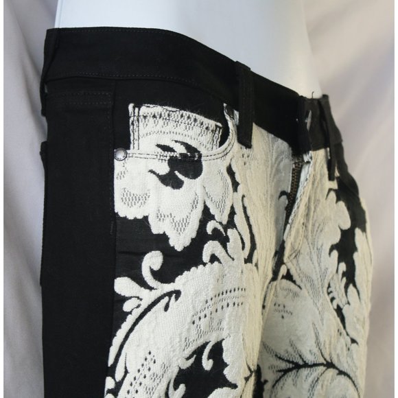 Anthro Paige Embroidered Jeans Emily Ultra Skinny - Picture 6 of 13